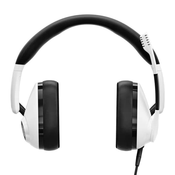 EPOS H3 White Gaming Headset - Lätt vikt, brusreducerande, 2 års garanti