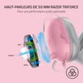 Miniatyrbild 2 av 3: Headset med Mikrofon - Razer - BlackShark V2 X - Färg Rosa - Bullerdämpning - Trådad