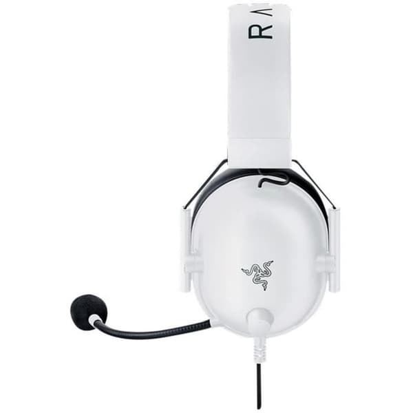 Razer BLACKSHARK V2 X WHITE PC-headset - Trådbundet multiplattformsheadset för e-sport