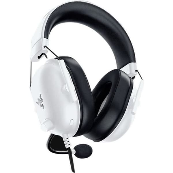 Razer BLACKSHARK V2 X WHITE PC-headset - Trådbundet multiplattformsheadset för e-sport