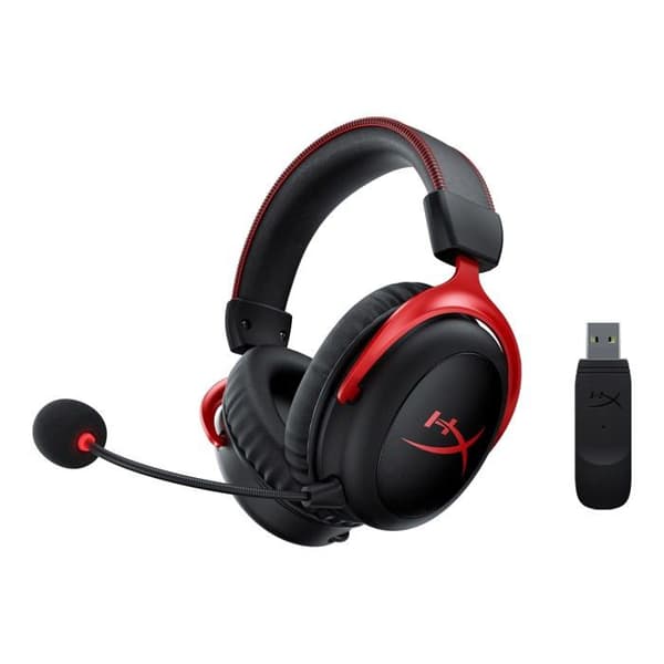 HyperX Cloud II trådlöst spelheadset svart och rött - 2 års garanti