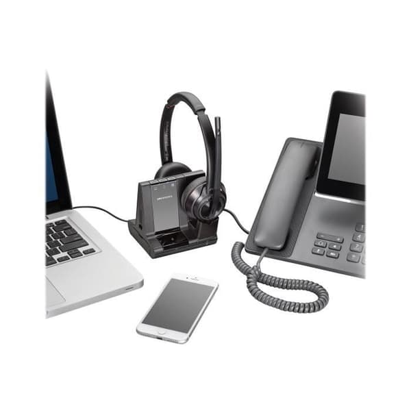 PLANTRONICS Savi W8220-M Hörlurar - Trådlösa - On-ear