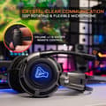 Miniatyrbild 5 av 6: THE G-LAB KORP200-G Bakgrundsbelyst Gaming Headset - PC, PS4, XBox One - Grå