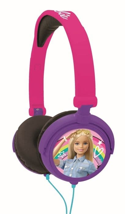 Barbie trådbundna hörlurar för barn - LEXIBOOK - Volymbegränsning - Rosa