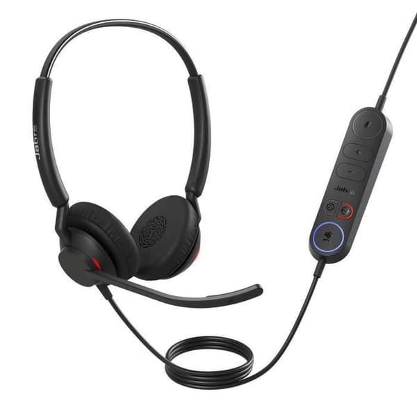 Microhörlurar - JABRA - Engage 40 Link - Stereo - USB-A - Svart