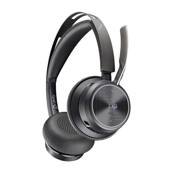POLY VOYAGER FOCUS 2 Bluetooth, trådanslutet Stereo svart on-ear headset