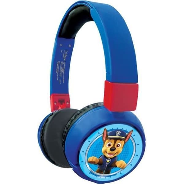 PAT' PATROUILLE - 2 i 1 Bluetooth®-hörlurar - Bekväma och hopfällbara trådbundna hörlurar för barn med ljudbegränsning - LEXIBOOK