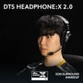 Miniatyrbild 6 av 6: Gaming headset - Trådlös - Logitech G - Pro X 2 - Med mikrofon - Svart