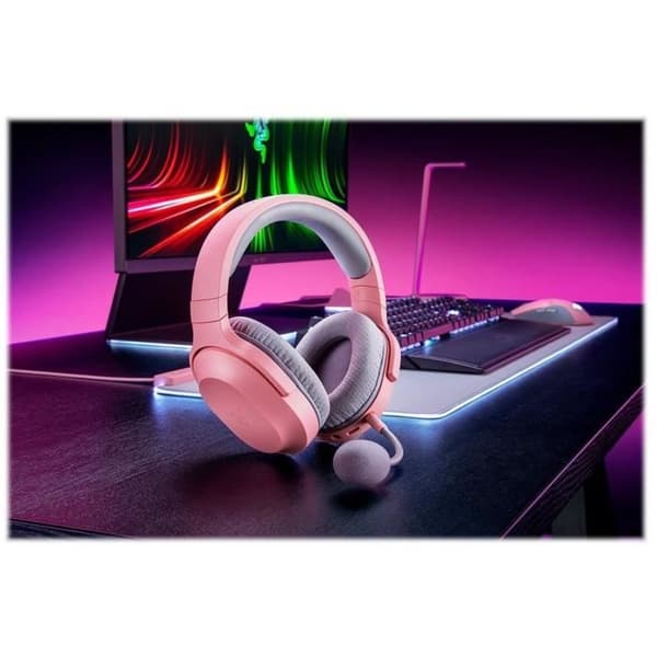 RAZER BARRACUDA X QUARTZ PINK gamingheadset - Trådlöst och trådbundet - Rosa