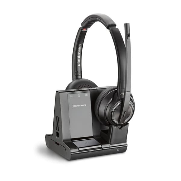 POLY Plantronics Savi W8220/A Headset - Trådlöst - Design över huvudet - Stereo - Supra-aural - Räckvidd 17678,4 cm
