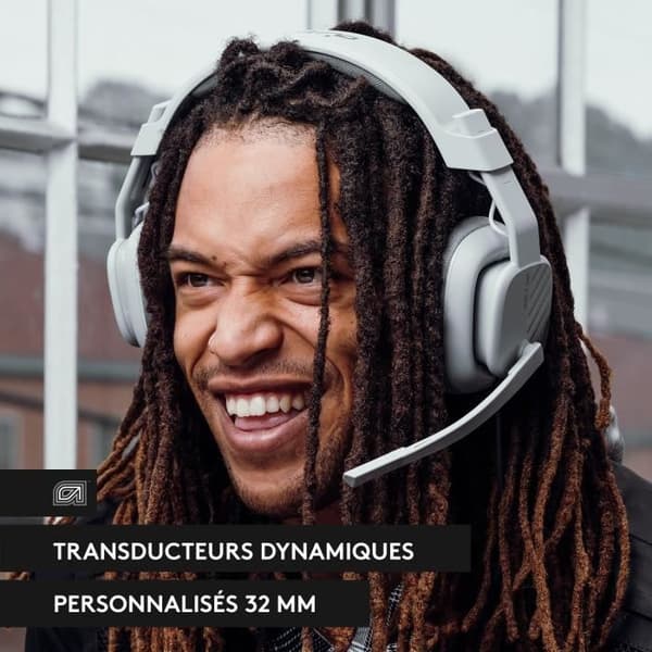 ASTRO A10 2nd Gen Wired Gaming Headset med Mic för PC - Grå