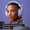 Miniatyrbild 6 av 6: ASTRO A10 Wired Gaming Headset - 2:a generationen med mikrofon - Lila