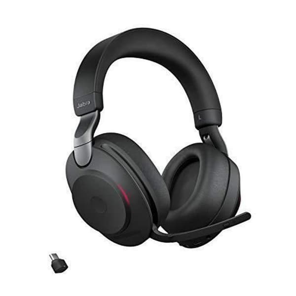 PC-headset - Jabra - Evolve2 85 - Trådlöst - Brusreducering - Lång batteritid