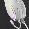 Miniatyrbild 4 av 4: Gamingheadset - Mars Gaming - MHRGB Vit - Spatial Ljud - Professionell Mikrofon - RGB Flow Belysning