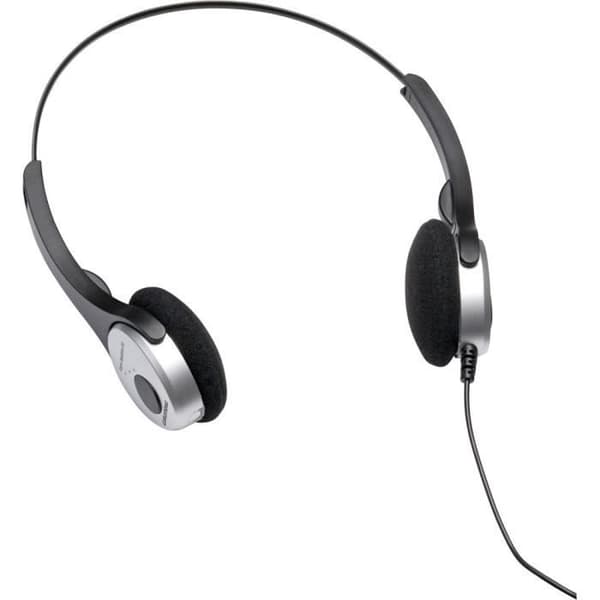 Hörlurar - Grundig - Digta 565 - Supra-aural - Kabelansluten - 95 dB - 2,6 m - Svart, Silver