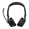 Miniatyrbild 2 av 3: Jabra Evolve2 55 MS Stereo - Headset - on-ear - Bluetooth - trådlöst - aktiv brusreducering - USB-A - svart -