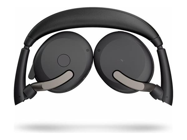 Jabra Evolve2 65 Flex UC Stereoheadset - trådlös Bluetooth - aktiv brusreducering - USB-A