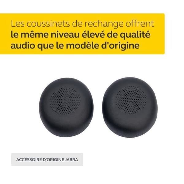 Öronkuddar - JABRA - Evolve2 40/65 - Svart - 6 stycken - Headset