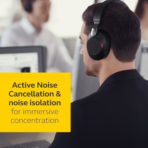 Hörlurar - JABRA - Evolve2 85 - USB-A UC Stereo - Brusreducering - Circumaural - Trådlös