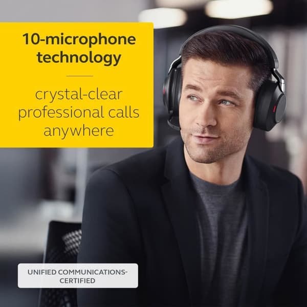 Hörlurar - JABRA - Evolve2 85 - USB-A UC Stereo - Brusreducering - Circumaural - Trådlös