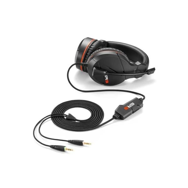 Sharkoon Rush ER3 Wired Full Size Hjälm Svart-Orange