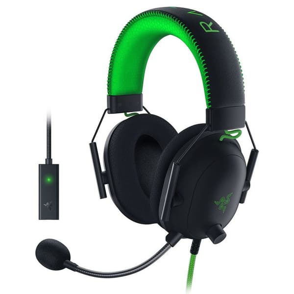 Gaming Headset - Razer - BlackShark V2 - Trådbunden - Överörat - Svettålig