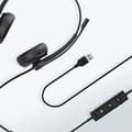 Miniatyrbild 4 av 4: Yealink hörlurar - UH34 Mono UC - UH34 Headset med trådbundet pannband Office/Call Center Svart