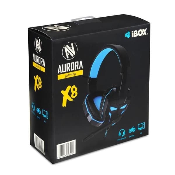 Hörlurar - I-BOX - X8 - Trådad - Volymkontroll - Jack 3,5mm