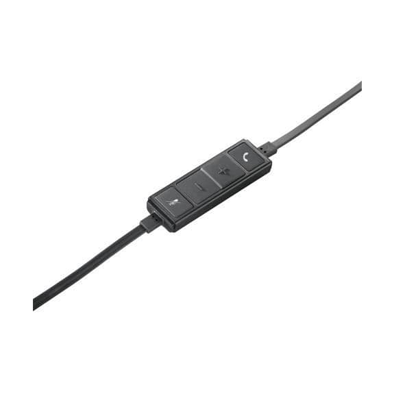 Logitech H650e Mono, Callcenter-Desktop, Monaural, Pannband, Svart, Trådbunden, 50 - 10000 Hz