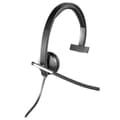 Miniatyrbild 1 av 4: Logitech H650e Mono, Callcenter-Desktop, Monaural, Pannband, Svart, Trådbunden, 50 - 10000 Hz