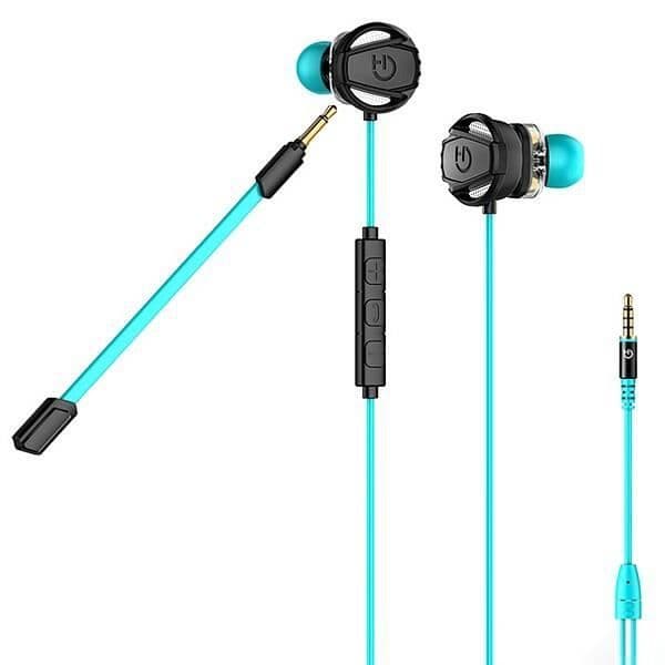 Hiditec GHE010002 Gaming Headset (3,5 mm) Svart Blå - Med mikrofon - Bästa pris