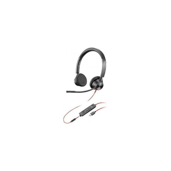 POLY Blackwire BW3325 USB-C hörlurar + uttag - 2 hörlurar