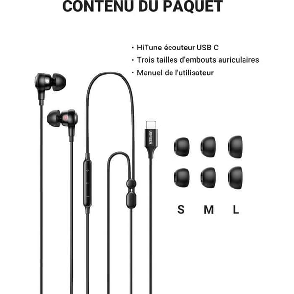 UGREEN USB C HiFi Stereohörlurar