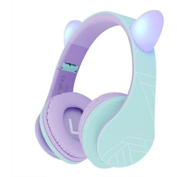 Bluetooth Hörlurar Barn - POWERLOCUS - P2 - Volymbegränsad 85db - Fällbar - Bekväm