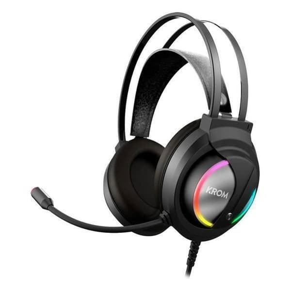 Krom Kappa RGB Gaming Headset med Mic - Svart