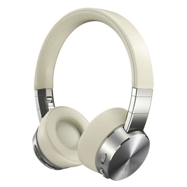 Hörlurar - LENOVO - Yoga ANC - Beige - Bluetooth 5.0 - 800mAh - Aktiv brusreducering