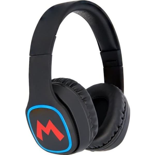Bluetooth-headset - OTL - Super Mario - Svart - Junior - On-ear