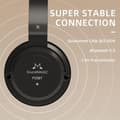 Miniatyrbild 2 av 4: SoundMAGIC P23BT Bluetooth Supra-aural Hörlurar med CVC Brusreducering, Mikrofon, Hi-FI Ljud, Stabil Anslutning, Lång Batteritid