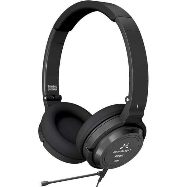 SoundMAGIC P23BT Bluetooth Supra-aural Hörlurar med CVC Brusreducering, Mikrofon, Hi-FI Ljud, Stabil Anslutning, Lång Batteritid