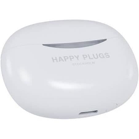 In-ear Hörlurar - Happy Plugs - Joy Pro - ANC - 25 timmars batteritid - Vit