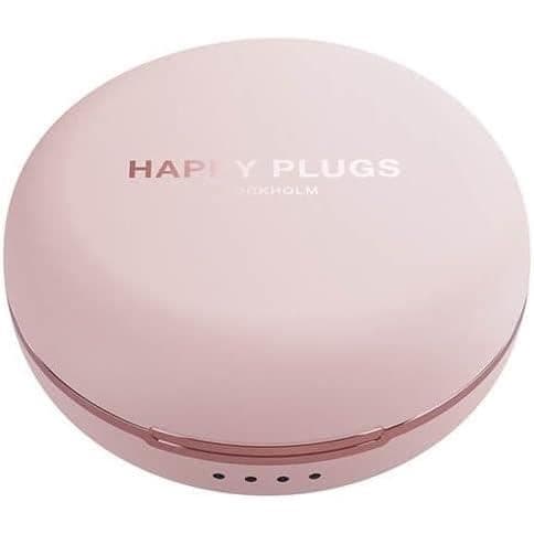 In-ear hörlurar - Happy Plugs - Adore - Rosé - IPX4 - 24h batteritid - Snabb laddning USB-C