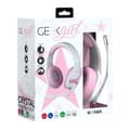 Miniatyrbild 3 av 3: Headset - Konix - Kristall - Rosa - 40 mm - Flexibel mikrofon - Trådbunden