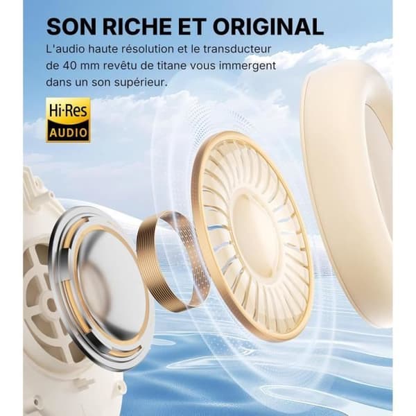 Edifier WH700NB Pro Trådlösa Öronkåpor med Aktiv Brusreducering -43 DB