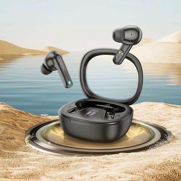 Trådlösa hörlurar - Hoco - Shadow (EQ6) - Bluetooth 5.3 - Svett beständig - In-ear