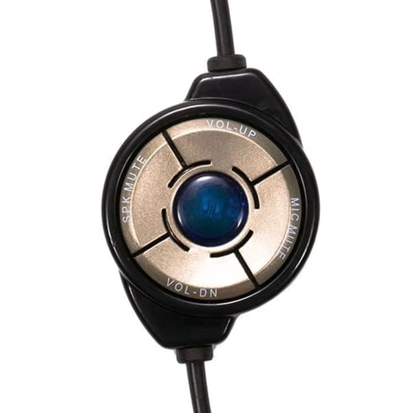 PLATINET FIS-7510 FIESTA USB-headset - Stereoljud, Fjärrkontroll, Förbättrad bas, Avtagbar mikrofon