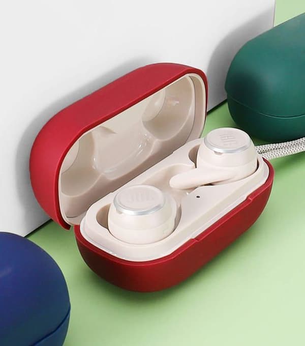 Nokoer - JBL Reflect Mini NC - Silikonskal, Fodral, Ultratunn, Skyddsfodral - Mörkblå