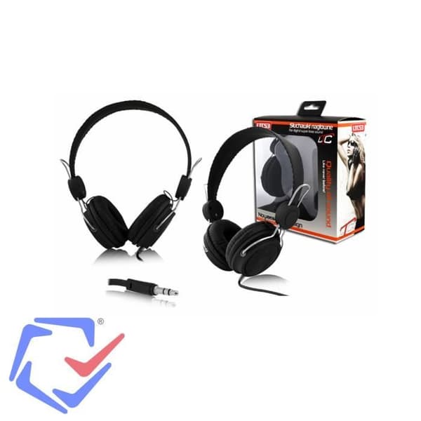 LTC LTC53 Black Over-Ear Laptop Gaming Hörlurar Stereo Gaming Dator Hörlurar Modern design Spelare Earbud Mini-Jack St...