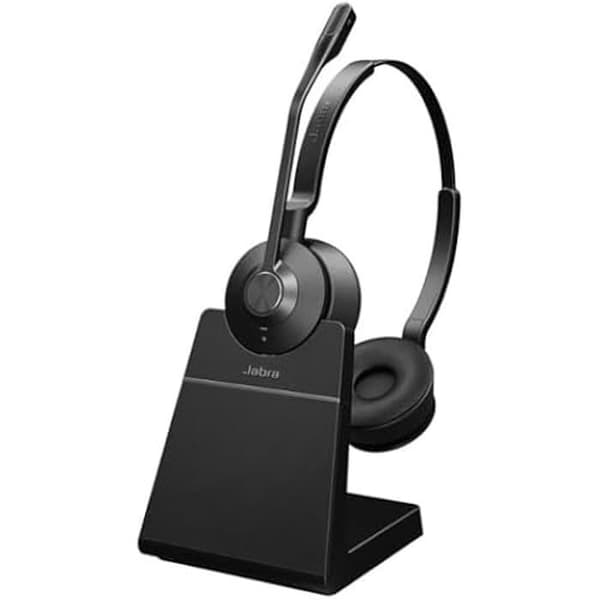 Stereo headset - JABRA - Engage 55 MS - Trådlös DECT - Bredband mikrofon - Lätt komfort