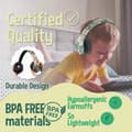 Miniatyrbild 3 av 4: Bluetooth-hörlurar för barn - POWERLOCUS - P2 - Volymbegränsning 85dB - Fällbara - Bekväma