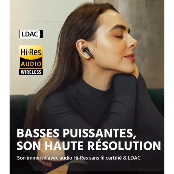 Aktiva Brusreducerande Hörlurar Edifier W260NC Bluetooth 5.3 Mörkblå